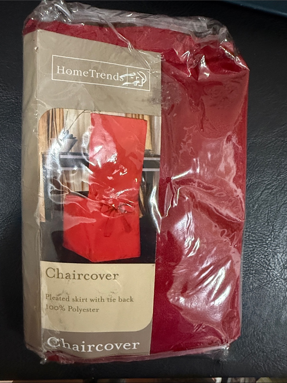 Red Polyester Chair Cover